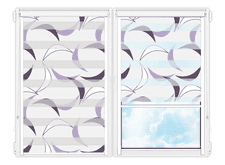 Рулонные кассетные шторы День Ночь Ченто-514 цена. Купить в «Мастерская Жалюзи»