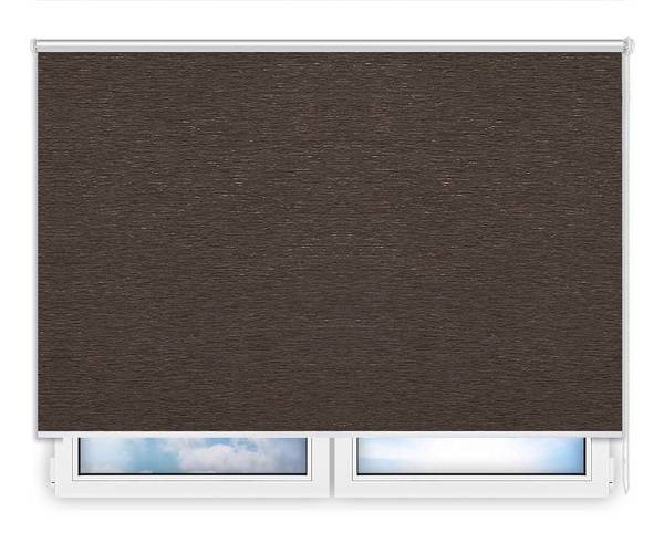 Стандартные рулонные шторы Ямайка-коричневый цена. Купить в «Мастерская Жалюзи»