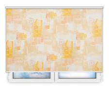 Стандартные рулонные шторы Зиг-заг-бейж цена. Купить в «Мастерская Жалюзи»