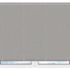 Алюминиевые горизонтальные жалюзи серые №48