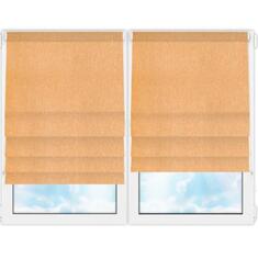 Римские шторы Шале апельсиновый Compact