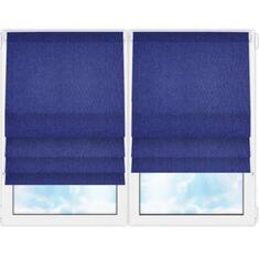 Римские шторы Шале синий Compact