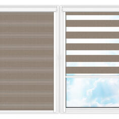 Кассетные рулонные шторы День Ночь Версаль-84