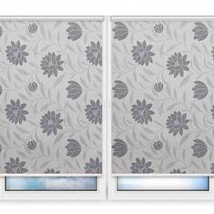 Рулонные шторы Мини Далия-серый