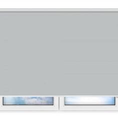 Стандартные рулонные шторы Карина серая